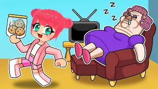 انتبه تاكل من كوكيز الجدة ROBLOX 