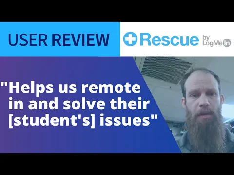 Thumbnail for LogMeIn Rescue Saves a Trip For IT Tech With It's Remote Functionality: User Review