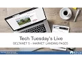 Tech Tuesday s DeltaNet 5 Market Landing Pages