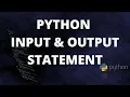 Python Input Output Statements - Python