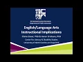 NC Extended Content Standards - ELA Instructional Implications