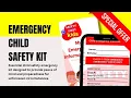 CHILD SAFETY EMERGENCY INFORMATION KIT FUNDRAISER CHILD SAFETY 911