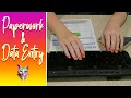 Bank Reconciliation ASMR Keyboard Typing Data Entry Writing Shuffling Paper No Talking