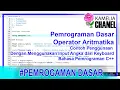 Cara Menggunakan Operator Aritmatika di C
