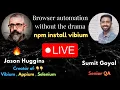 Browser Automation Without The Drama Vibium Live Session