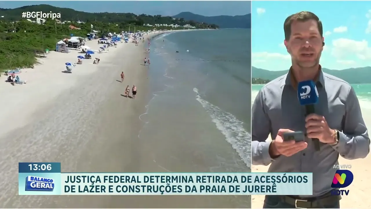 Decisão Judicial: Justiça Federal ordena remoção de estruturas irregulares em Jurerê