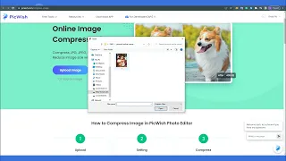 How to Compress Image Without Losing Quality using PicWish Image Compression API