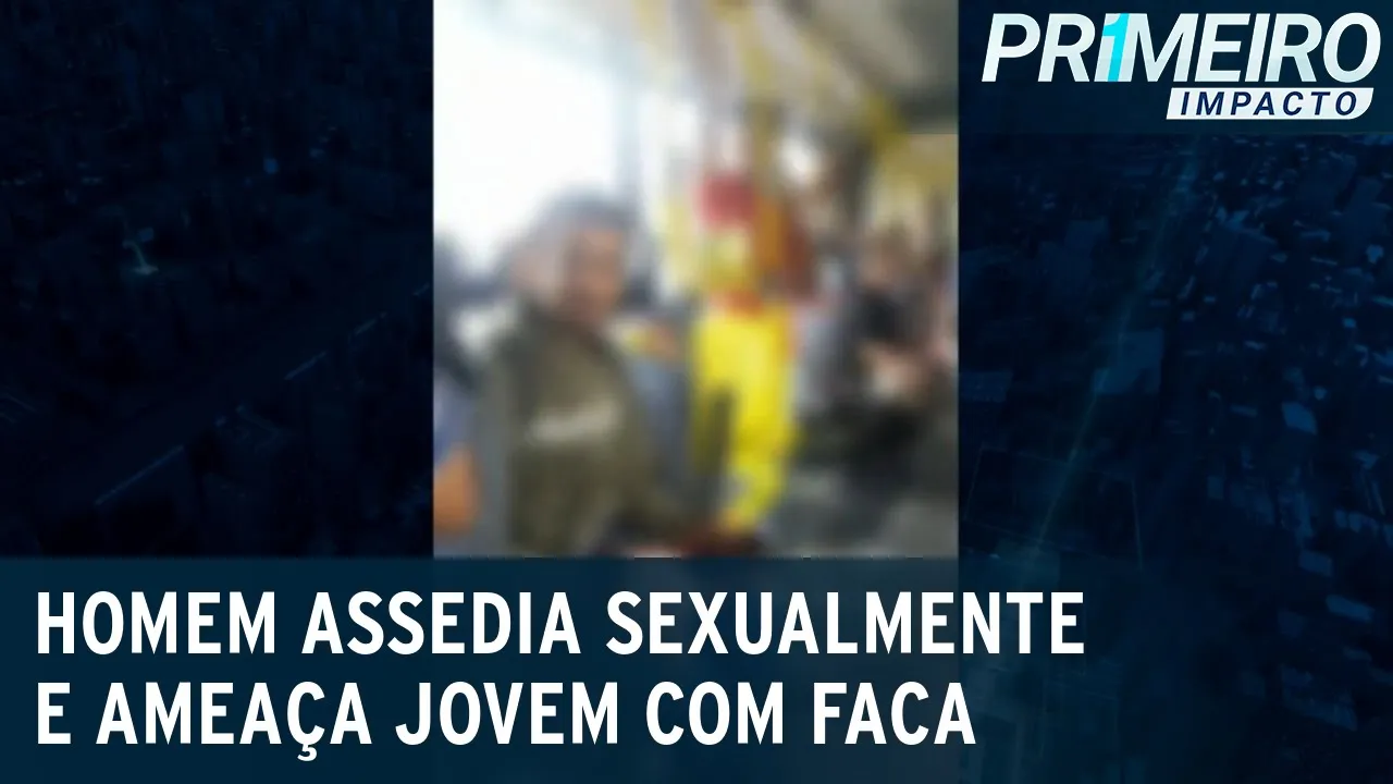 MG: homem importuna sexualmente e ameaça jovem com faca | Primeiro Impacto (11/04/23)