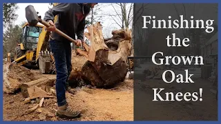 Acorn to Arabella – Journey of a Wooden Boat – Episode 97: Finishing the Grown Oak Knees