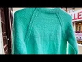 M-size sweater for all sweater knitting for beginners raglan decrease how to knit a sweater