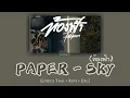 ท้องฟ้า - PAPER (Sky) [Lyrics Thai+Rom+Eng Sub+Easy Lyric]