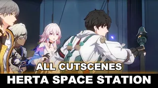 honkai star rail herta space station prologue all cutscenes compilation