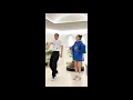 Sandara Park Moon Blue Challenge video with Gray