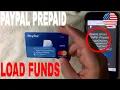 How To Load Cash On Paypal Prepaid Debit Mastercard