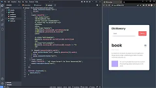 Dictionary App - Speed Coding HTML CSS JavaScript