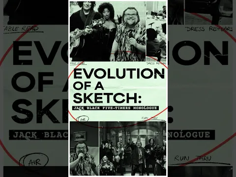 Evolution of a Sketch | Jack Black Five-Timers Monologue | 🏆 FYC 🏆