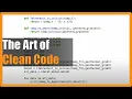 Part 1 The Art of Clean Code