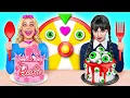 Wednesday vs Barbie Desafio de Decoracion de Pasteles por Multi DO Challenge