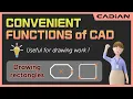 CAD AutoCAD Drawing rectangles DRECT - Convenient functions of CADian