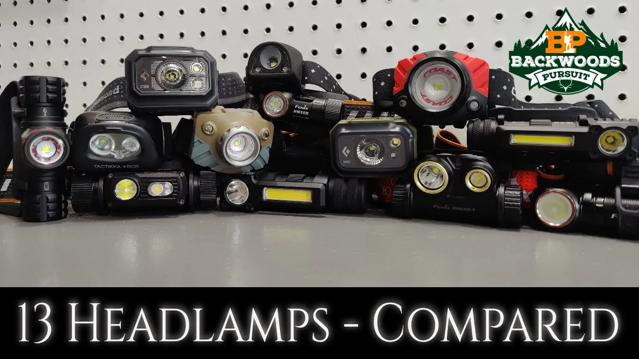 Best Headlamp For Hunting, Backpacking & Camping | 13 Side By Side