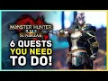 Monster Hunter Rise Sunbreak - 6 Quests You Need to Do Unlock Gear Weapons