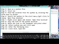 5 Configuring Notepad for Python debugging and running part 3