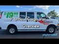 9 U-Haul Cargo Van Overview - Exterior Interior Driving