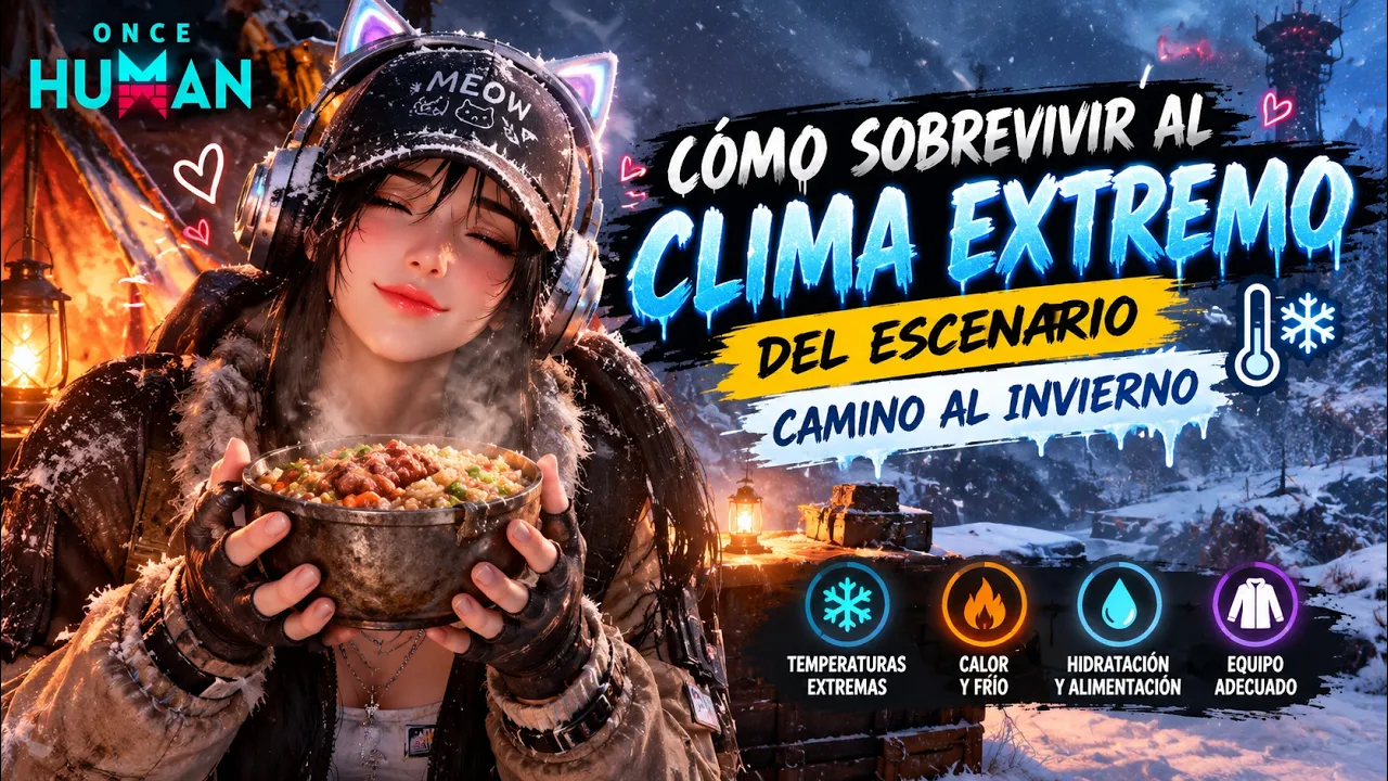❄️ Sobrevive al Clima en el escenario Camino al Invierno | Guía completa | Once Human