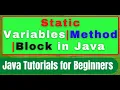 19 Static Variables Methods Blocks in java Urdu 06-01-2021