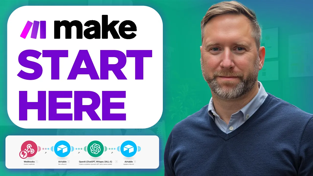 New to Make.com? Master It in Just 2.5 Hours [2025 Edition]