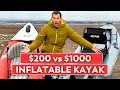 Intex Excursion Pro versus NRS Pike Inflatable Kayak 200 vs 1000 Inflatable Kayak