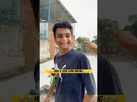 Hide & Seek Gone Wrong😭🤣 #relatable #funny #childhood #trending #shorts
