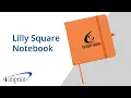 Lilly Square Notebook from 4imprint