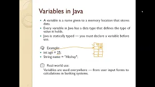Java Training Day 2 - Data Types