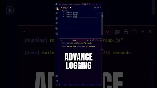 console group Advanced Logging in JavaScript