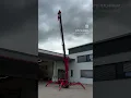 Lagu Minikran SPT299 mit Hybridantrieb und hydraulischem FlyJib #minikran #uplifter #kranmieten #krankauf