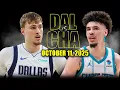 Download Lagu Dallas Mavericks vs Charlotte Hornets Full Game Highlights - October 11, 2025 | NBA Preseason