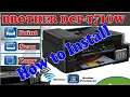 How to install a Brother Printer DCP-T710W driver in windows 10