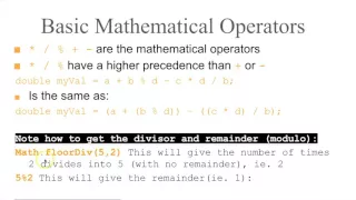 Maths and Random Numbers