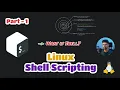 What is Shell Linux Bash Scripting Part - 1