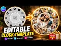 How to Create a Clock Photo Frame in Canva Etsy Digital Product