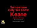 Keane - Somewhere Only We Know (Karaoke Version)