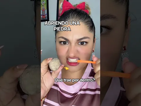 PIEDRA QUE TRAE DIAMANES POR DENTRO? 😨 # #shortsviral #comedy #humor #funny