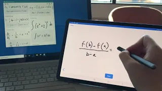 How to draw equations and convert them instantly to LaTeX - Mathpix Snip on Android tablet