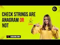 Java Program to Check if Two Strings are Anagrams Example reaction creation Java Tutorial