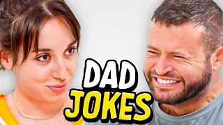 dad jokes dont laugh challenge abby vs andrew raise your spirits