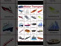 Lagu Water Transport Name In English With Pictures #shortvideo #shorts #watertransportname @transports
