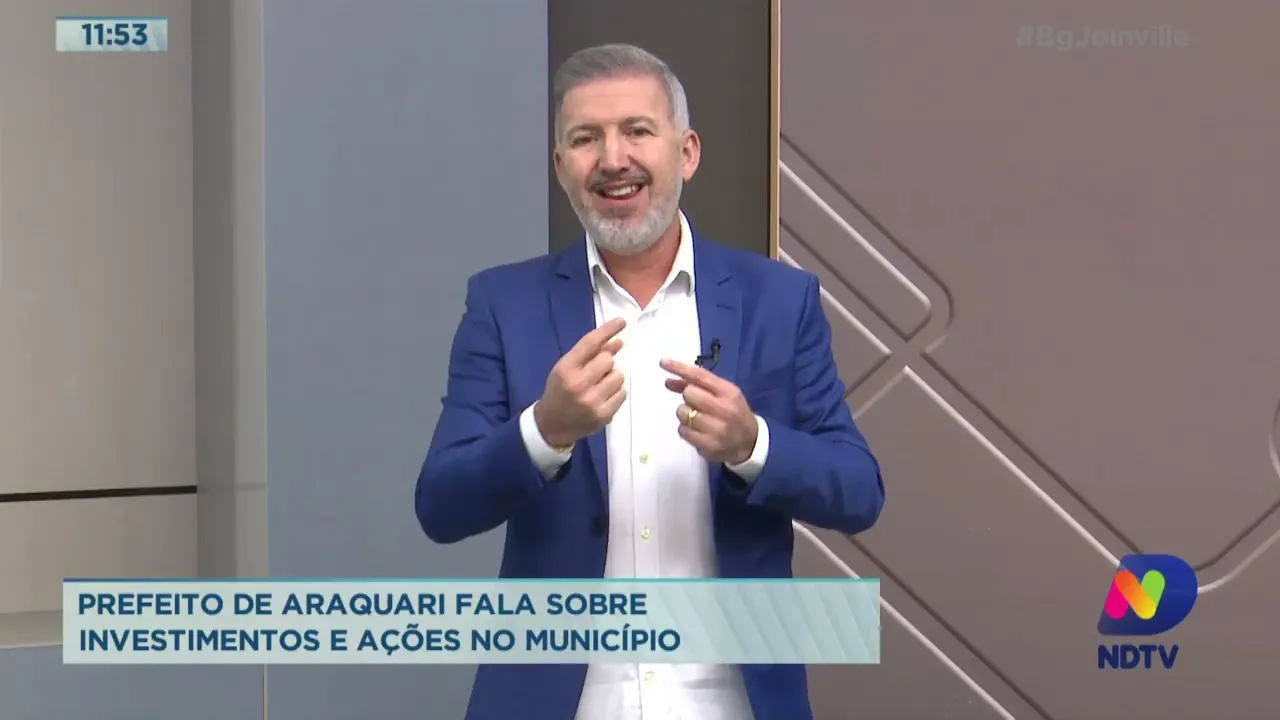Prefeito de Araquari fala sobre investimentos e ações no município