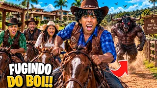 O BOI DA CARA PRETA NOS ATACOU NO HOTEL! *tivemos que fugir do hotel*