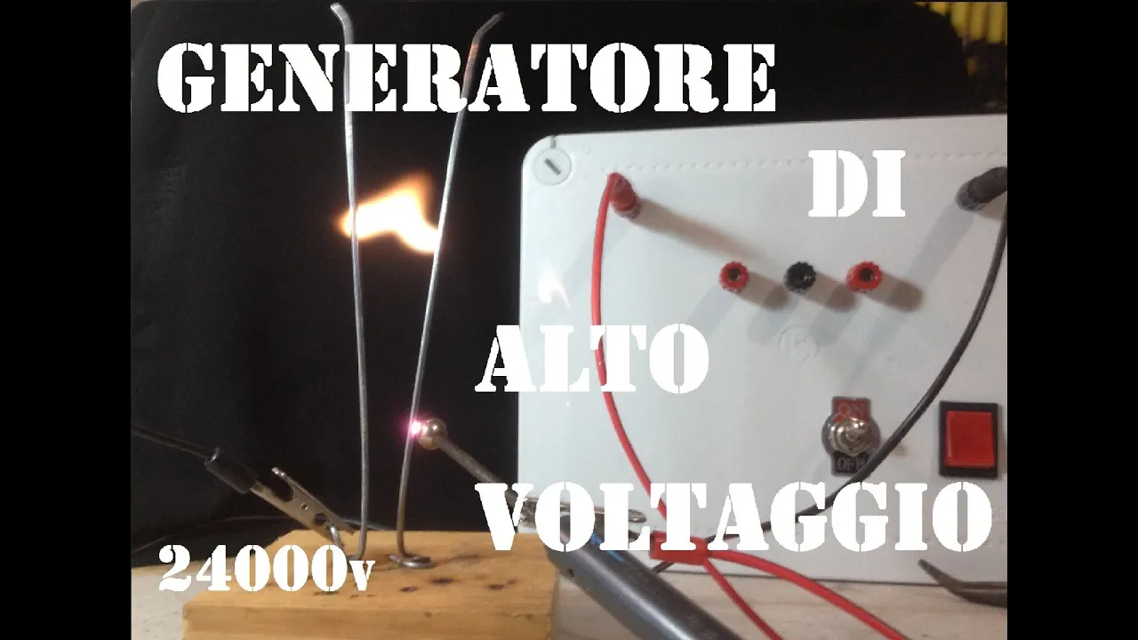 Fai Da Te - Come costruire un generatore di alto voltaggio (24000v 50/200mA)